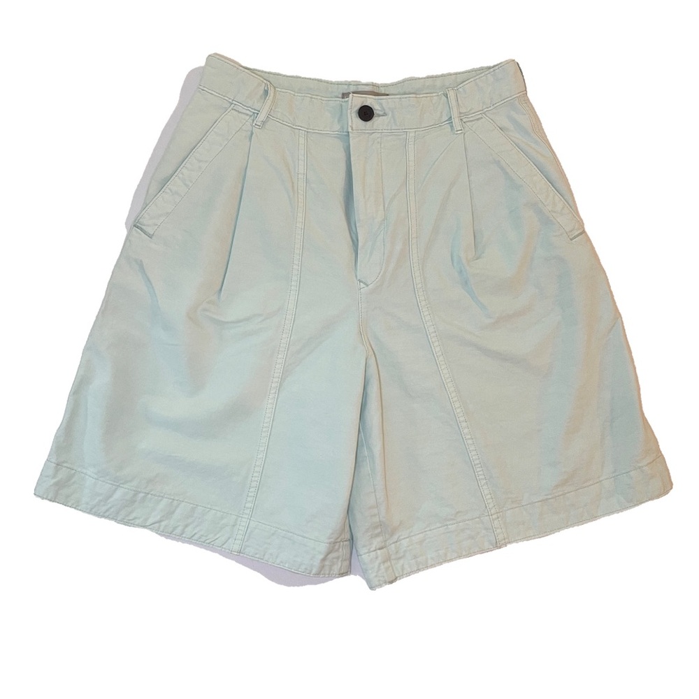 EVERLANE Organic Cotton Highwaisted Pleated Classic Shorts- Sz 6